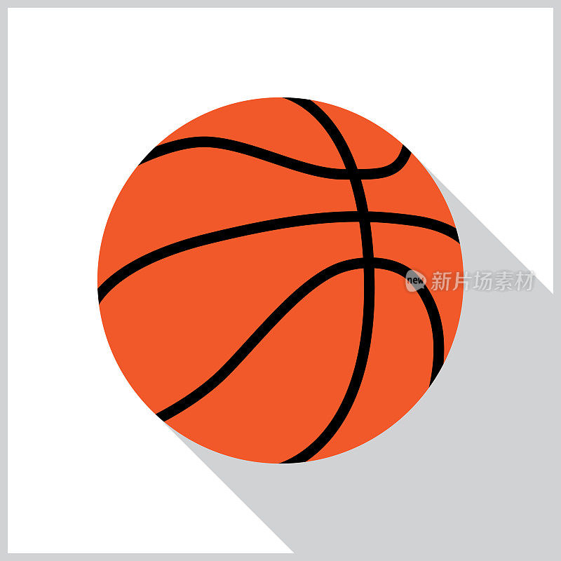 Basketball Shadow Icon